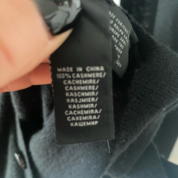 Ralph Lauren Cashmere Cardigan - Picture 2 of 3